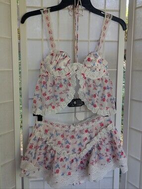 For Love & Lemons Ditsy Day SET XS